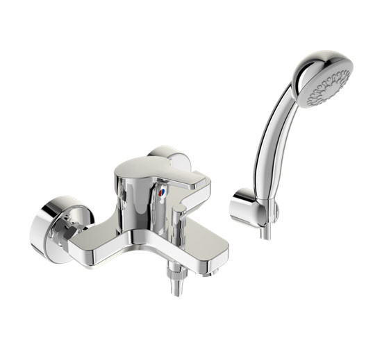 Настенный смеситель для ванны/душа VIDIMA FORM BA066AA, с душевым гарнитуром