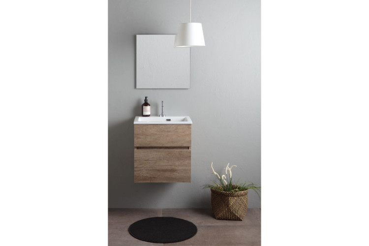 Комплект мебели White Ceramic Laveria, 500 мм, цвет натуральный вяз