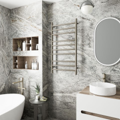 Полотенцесушитель электрический (лесенка) Bauedge Stil DB-0029, 50x100 см