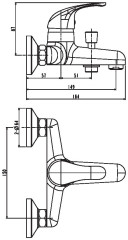 Смеситель Esko Riga RG 54