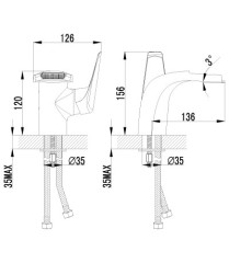 Смеситель Lemark Poseidon LM4246C