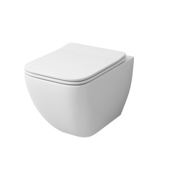 Унитаз Grossman GR-4447S (500*365*340) подвесной БЕЗОБОДКОВЫЙ с тонкой крышкой