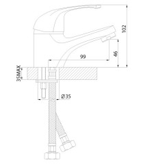 Смеситель Rossinka C40-11