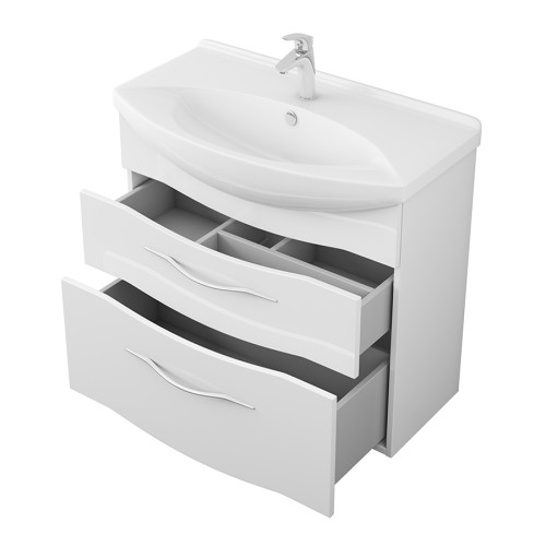 Тумба OWL 1975 Vessla stor 75, белый лак