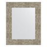 Зеркало настенное EVOFORM в багетной раме соты титан, 43х53 см, BY 3020