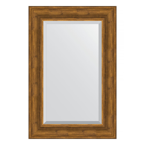 Зеркало настенное с фацетом EVOFORM в багетной раме травленая бронза, 59х89 см, BY 3420