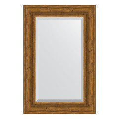 Зеркало настенное с фацетом EVOFORM в багетной раме травленая бронза, 59х89 см, BY 3420