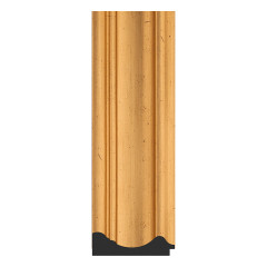 Зеркало напольное с гравировкой  EVOFORM  в багетной раме травленое золото, 84х204 см, BY 6327