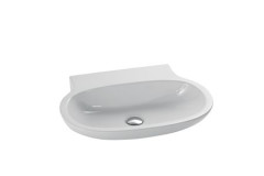 Neroceramica Bianca, раковина подвесная 60х44 + пьедестал, цвет белый