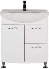 Тумба с раковиной Aquanet Моника 75 белый