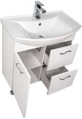 Тумба с раковиной Aquanet Моника 75 белый