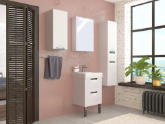 Зеркальный шкаф Акватон Сильва 60 с подсветкой