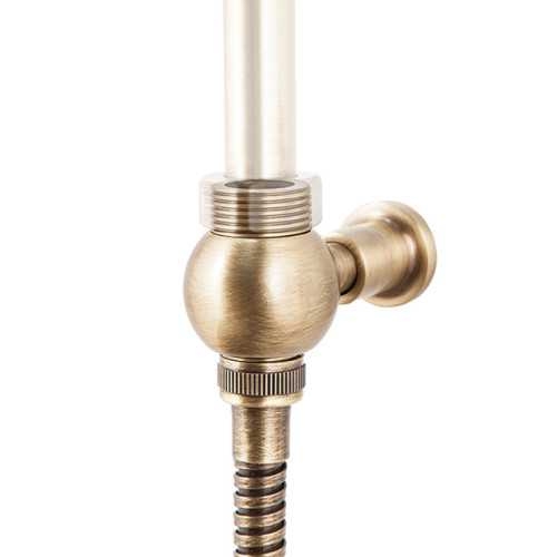 Кронштейн проходной для душевого гарнитура 3/4х1/2 (бронза) Caprigo 99-066-vot