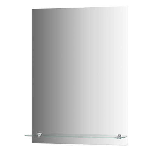 Зеркало настенное с фацетом и полочкой Attractive EVOFORM 60х80 см, BY 0506