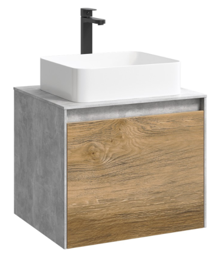 Подвесная тумба 60 см Aqwella MOB0106BS+MOB0706DB