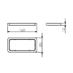 Держатель стакана Langberger Melvin 32017A-01-00 двойной