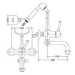 Смеситель Bugnatese Denver 6402