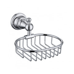 Мыльница (металл) KAISER хром (латунь) (KH-2204)