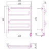 Электрический полотенцесушитель Сунержа Элегия 600х600