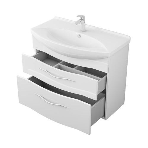 Тумба OWL 1975 Vessla stor 85, белый лак