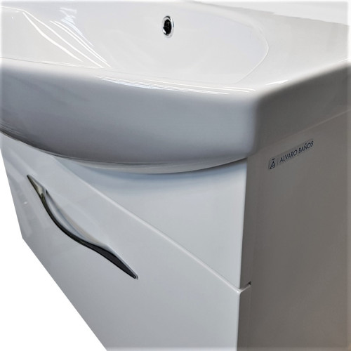 Тумба OWL 1975 Vessla stor 85, белый лак