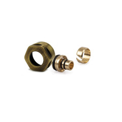 Фитинг SR Rubinetterie для многослойной трубы, ? 11,5/12-16 x 24/19, цвет бронза