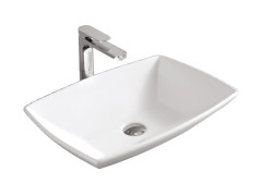 Раковина Artceram Jazz 600*400*130 отверстия для смесителя-отсутствуют Glossy White