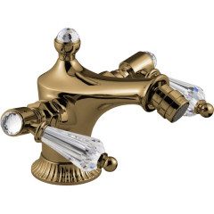 Emmevi The One, смеситель для биде. Прозрачные кристаллы Swarovski, цвет бронза