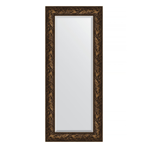 Зеркало настенное с фацетом EVOFORM в багетной раме Византия бронза, 59х139 см, BY 3521