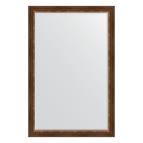 Зеркало настенное с фацетом EVOFORM в багетной раме римская бронза, 116х176 см, BY 3621