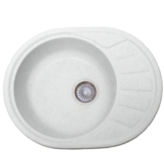 Кухонная мойка Formastone Fosto  КМ 58-45, овальная с крылом, метель