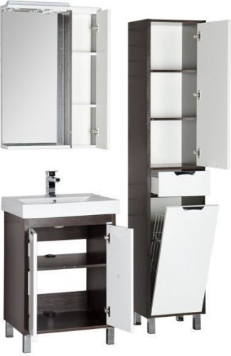 Мебель для ванной Aquanet Гретта 60 венге (2 дверцы)