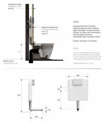 Смывной бачок Bocchi T02-0130 для унитаза
