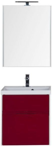Мебель для ванной Aquanet Латина 60 бордо (2 ящика)