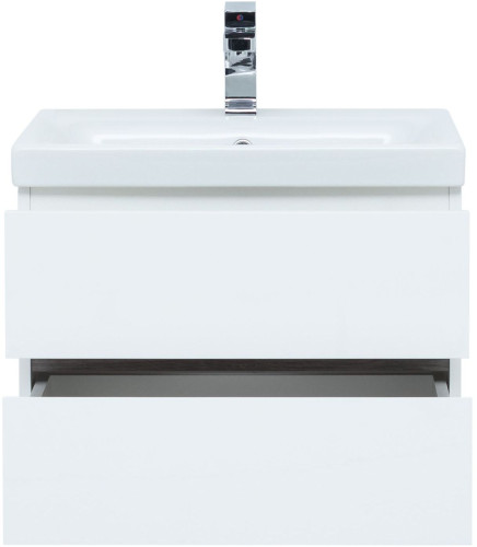 Тумба с раковиной Aquanet Беркли 50 белый/дуб рошелье