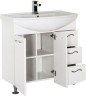 Тумба с раковиной Aquanet Моника 85 белый