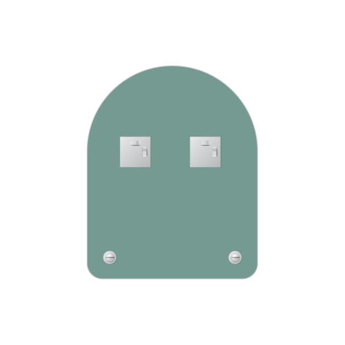 Зеркало настенное с полочкой Optima EVOFORM 40х50 см, BY 0507