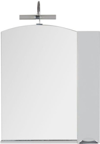 Зеркало-шкаф Aquanet Асти 75 белый (шкаф/полка)