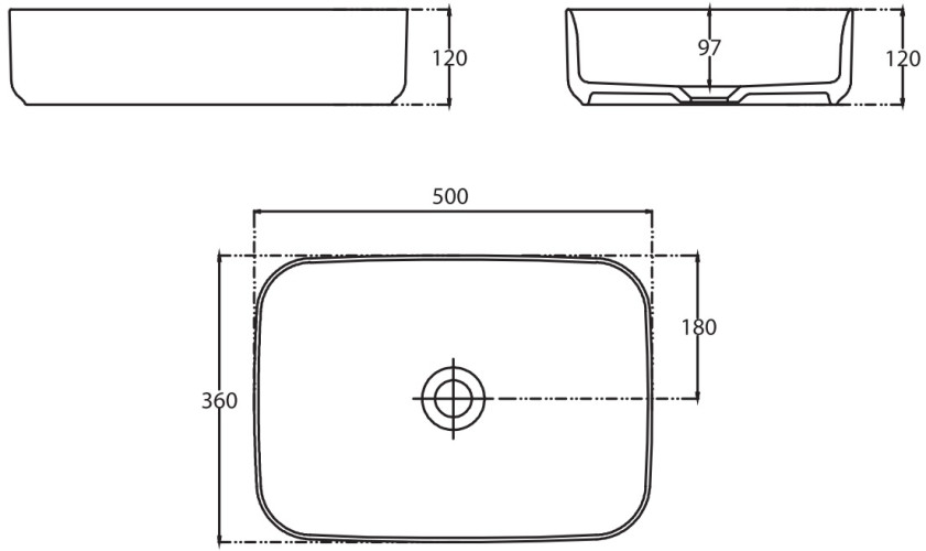 Раковина Allen Brau Fantasy 50 4.11021.21 белый матовый