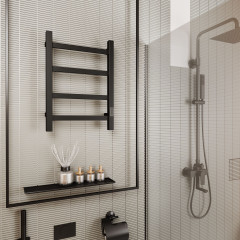 Полотенцесушитель электрический (лесенка) Bauedge Hotel DB-0018, 40x60 см