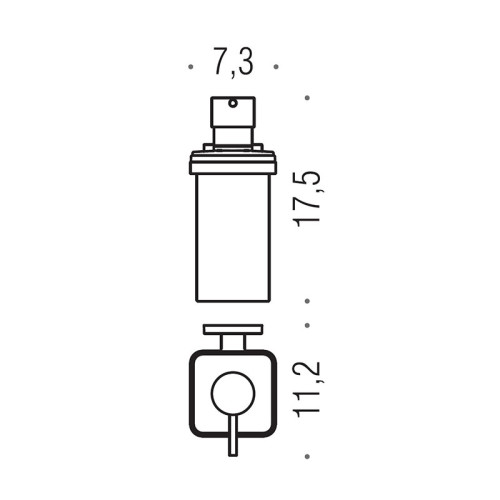 Дозатор для жидкого мыла Colombo Design Basic Q B9337
