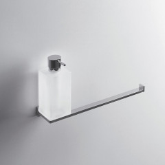 Дозатор для жидкого мыла с полотенцедержателем Colombo Design Look B1674.RRO