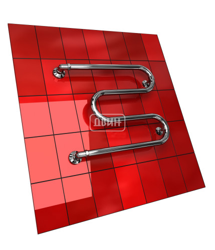 Полотенцесушитель водяной Двин форма М-образная 60х50, цвет Хром (4627086011278)
