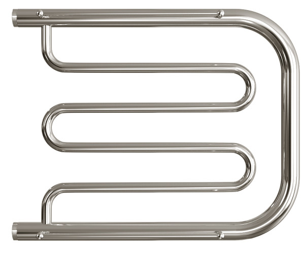 Полотенцесушитель водяной Двин форма фокстрот 50х60, цвет Хром (4627086011766)