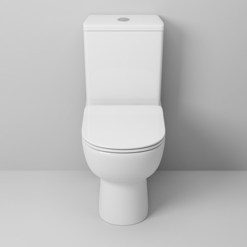 Унитаз Grossman GR-4448S (680*390*790) напольный из 2 мест с тонкой крышкой