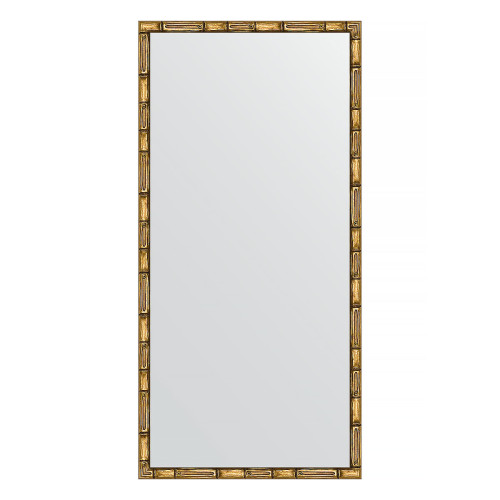 Зеркало настенное EVOFORM в багетной раме золотой бамбук, 47х97 см, BY 0695