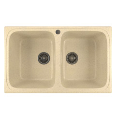 Мойка из искусственного мрамора MIXLINE ML-GM23 49,5x77,5 (525190)