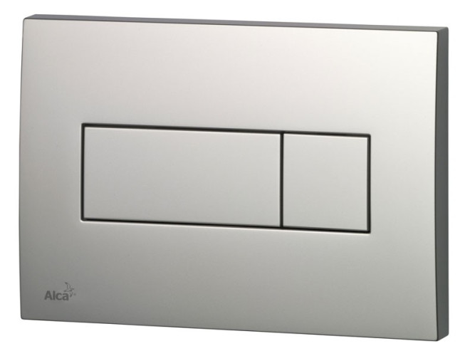 Кнопка смыва alcadrain 24.7х1.6х16.5 для инсталляции, пластик, цвет Хром матовый (M372)