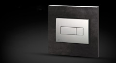 Кнопка смыва alcadrain 24.7х1.6х16.5 для инсталляции, пластик, цвет Хром матовый (M372)