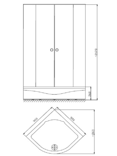 Душевое ограждение Victory Spa Rega